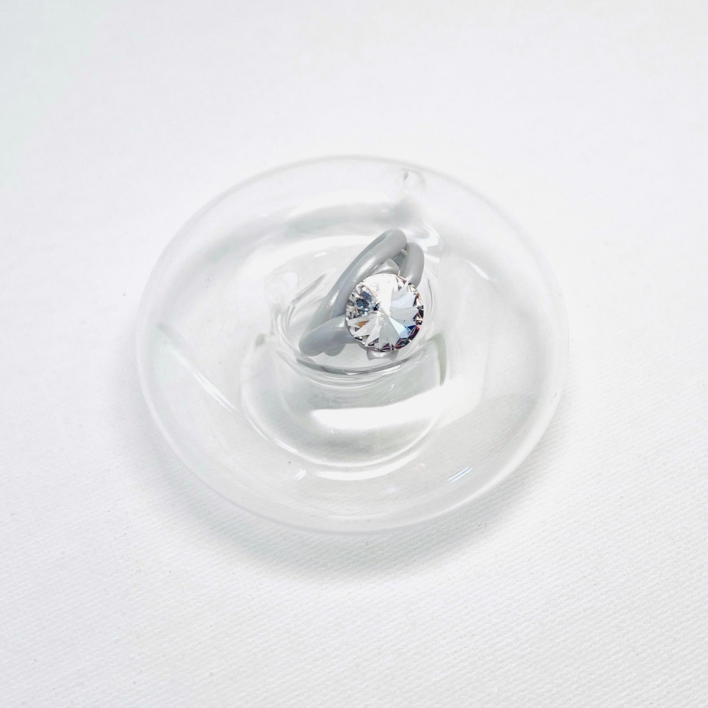 Double OG Clear Crystal Ring