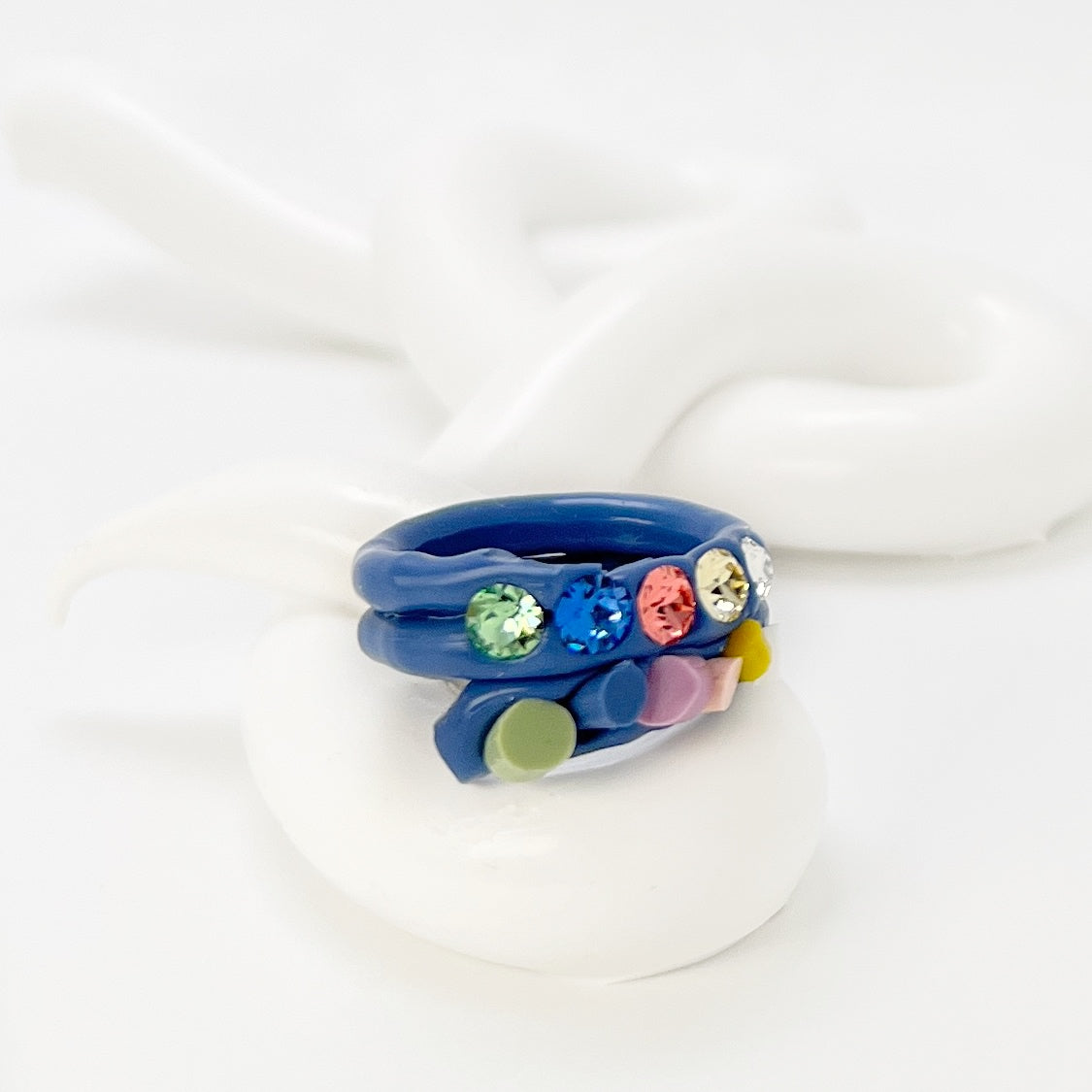 Rainbow Marshmallows Ring