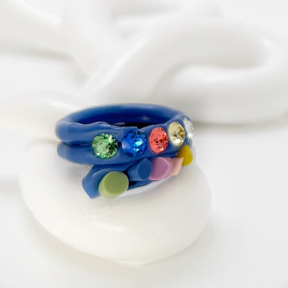 Rainbow Marshmallows Ring