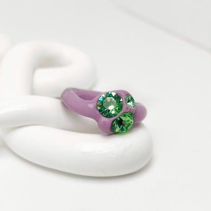 Magic Potion Green Crystal Ring