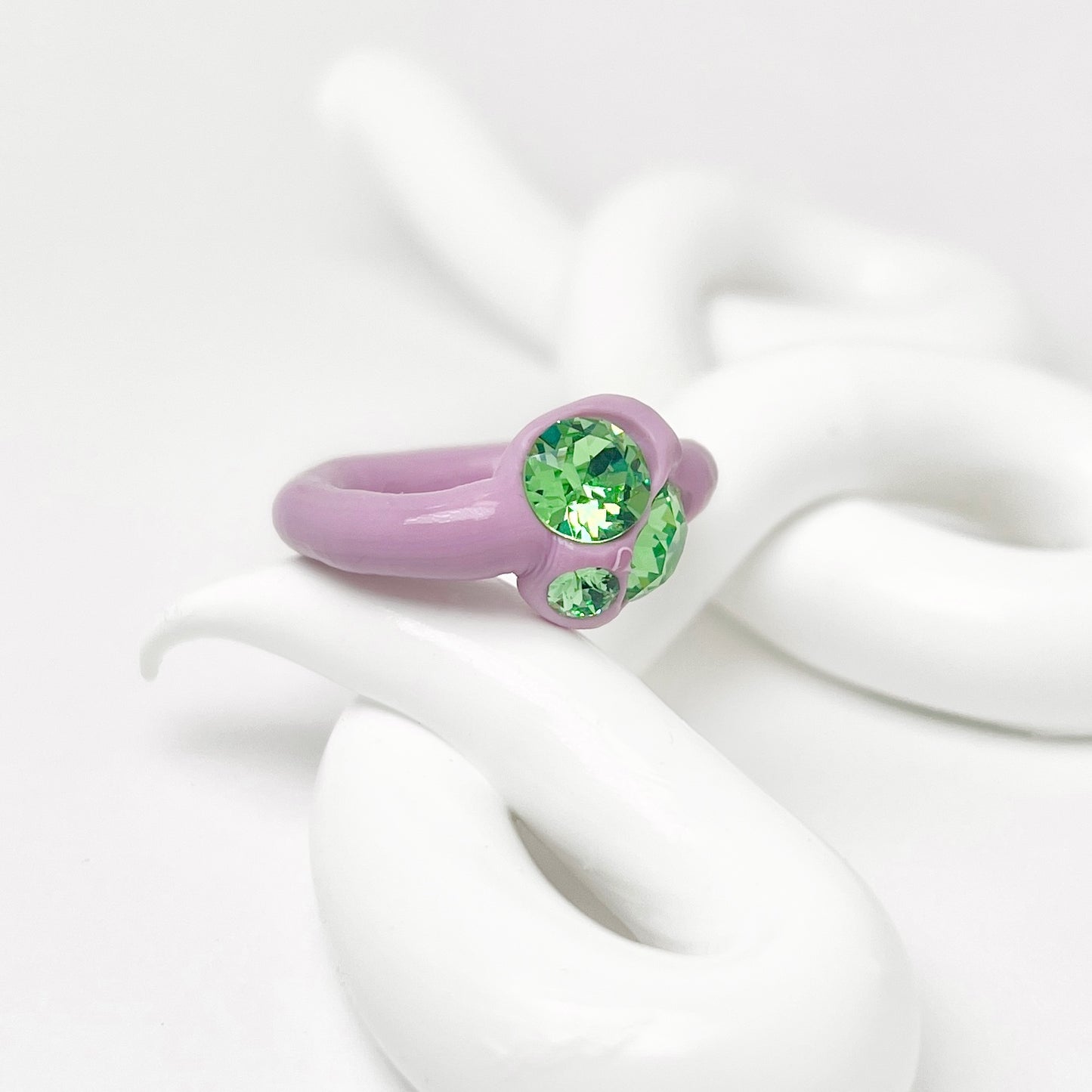 Magic Potion Green Crystal Ring